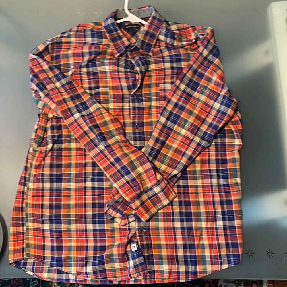 Land’s End Men’s Multicolor Flannel Large